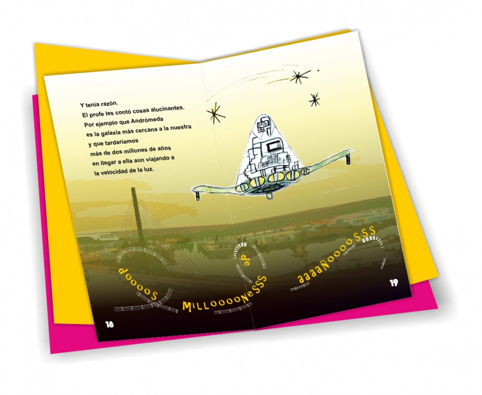 Páginas 18-19 del Libro Infantil “La Bolita del Espacio” Páginas 18-19 del Libro Infantil “La Bolita del Espacio”