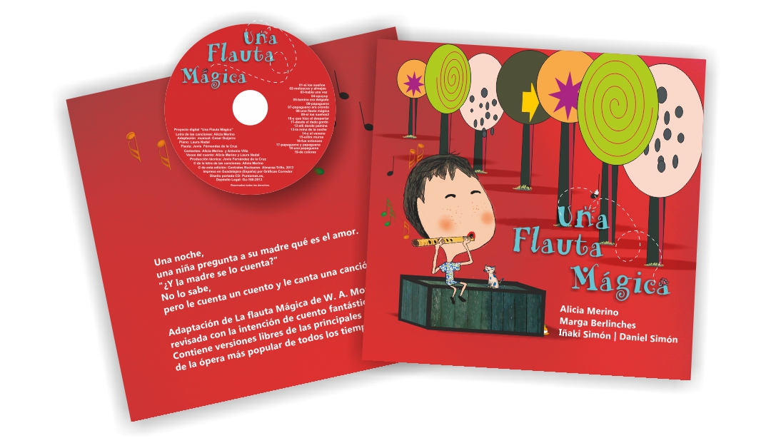 Cubierta Libro-Disco Infantil “Una Flauta Mágica” Cubierta Libro-Disco Infantil “Una Flauta Mágica”